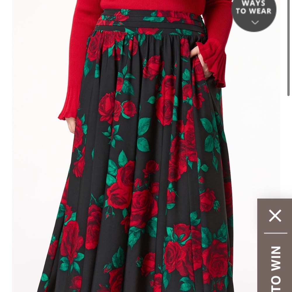 Beautiful Cato floor length skirt.. never worn! sold out online and in stores
